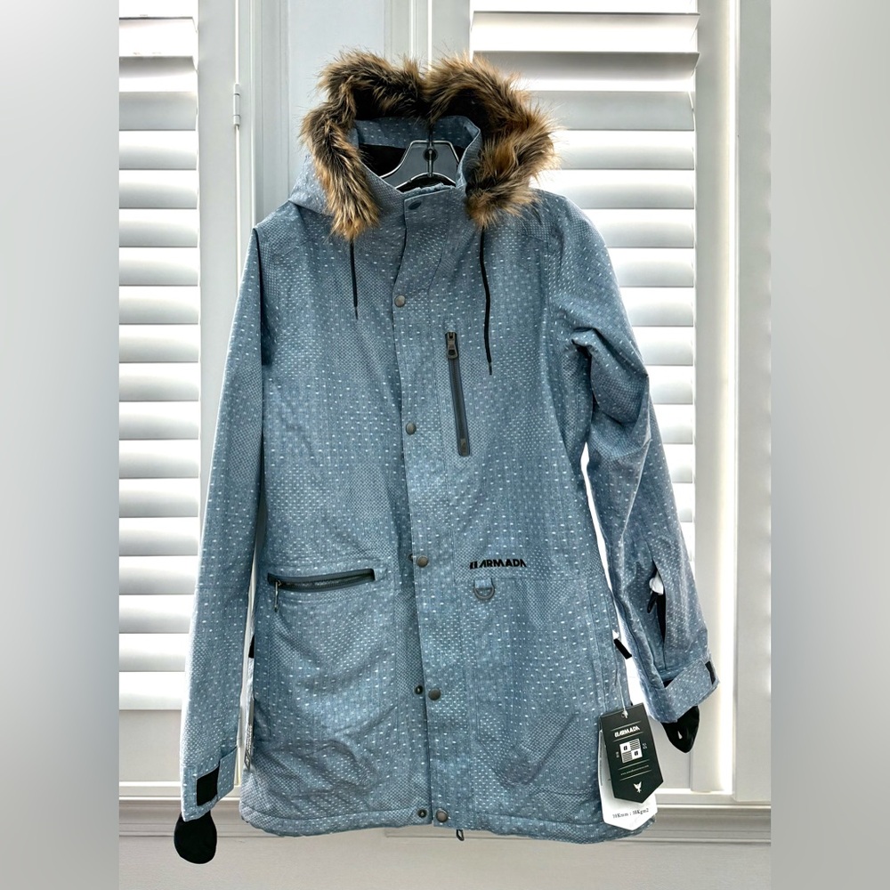 Armada Women's Blue Ski & Snow Jacket NWT